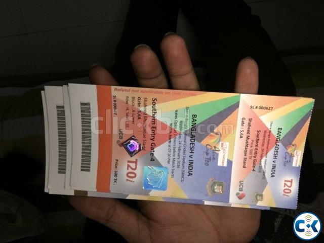 Asia Cup 2016 ban vs ind ticket large image 0