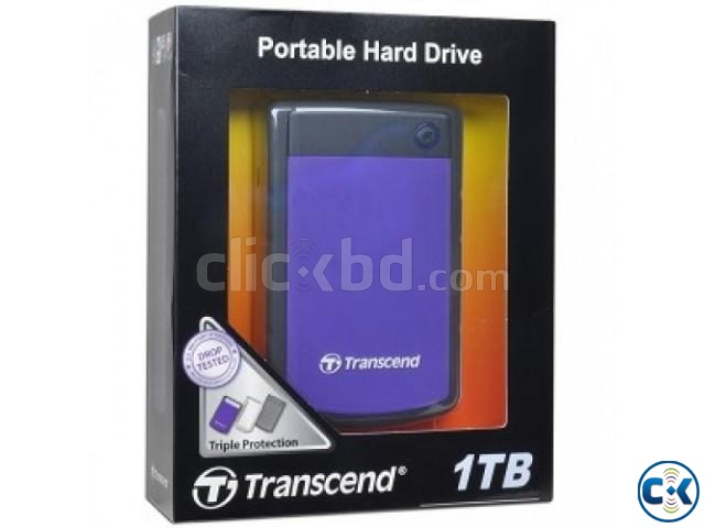 Transcend Hard Disk Drive SATA Portable 1TB USB 3.0 J25H3P large image 0