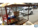 3 wheeler and fully steel bodied food cart