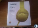 Sony MDR 100 AAP Hi-Res Headphone Yellow Lime