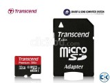 Transcend microSDHC Class10 U1 with adapter 