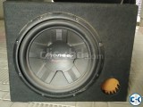 Pioneer car AMPLIFIER and SUBWOOFER