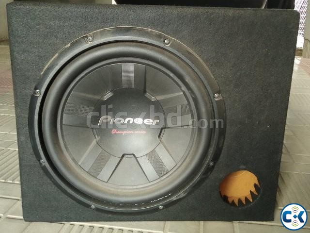 Pioneer car AMPLIFIER and SUBWOOFER large image 0