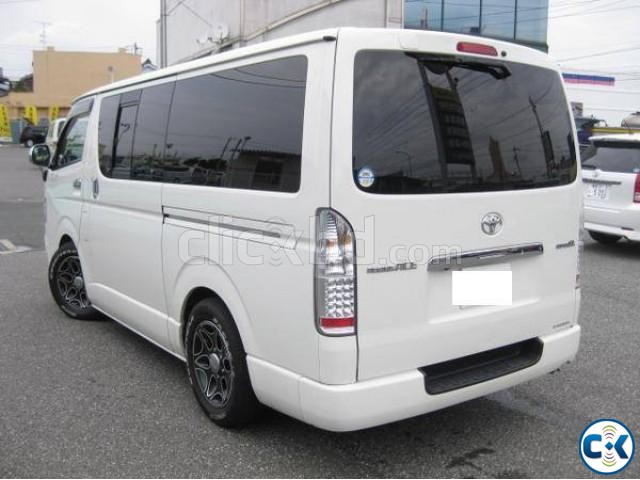 Hiace New Shape dual A C . Model 2009 to 2012 for rent large image 0