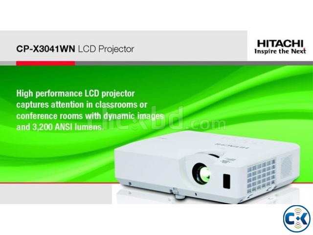 Hitachi CP-X3041WN 3200 Lumens Multimedia Projector large image 0