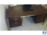 Office Table Good quality wood 5ft long