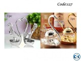 Combo Offer - Spoon Set With Swan Stand 1pc Swan Sugar Bowl