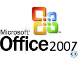 Microsoft Office 2007 Pro 5 pcs left Genuine 