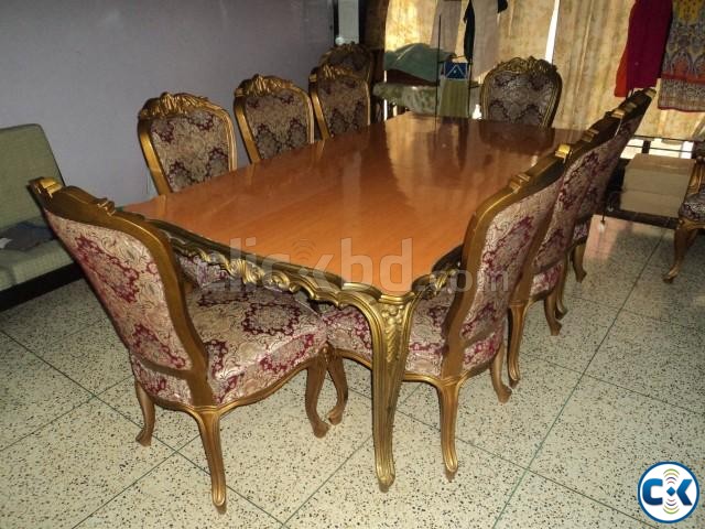 Pure Shegun Kaath 8-Seater Dining Table Set large image 0