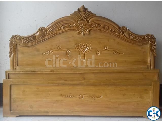 New Wooden Stylish Double Bed in Dhaka large image 0