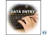 Data Entry Worker Needed.