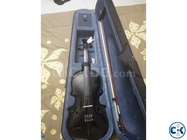 WOODS jet black violin for sale large image 0
