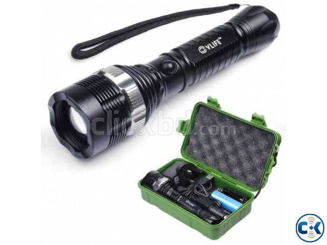 RECHARGEABLE FLASHLIGHT TORCH large image 0