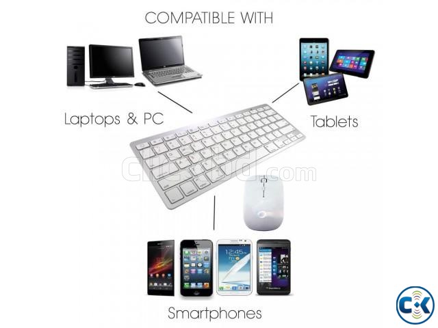 WIRELESS KEYBOARD FOR TAB MOBILE PC large image 0