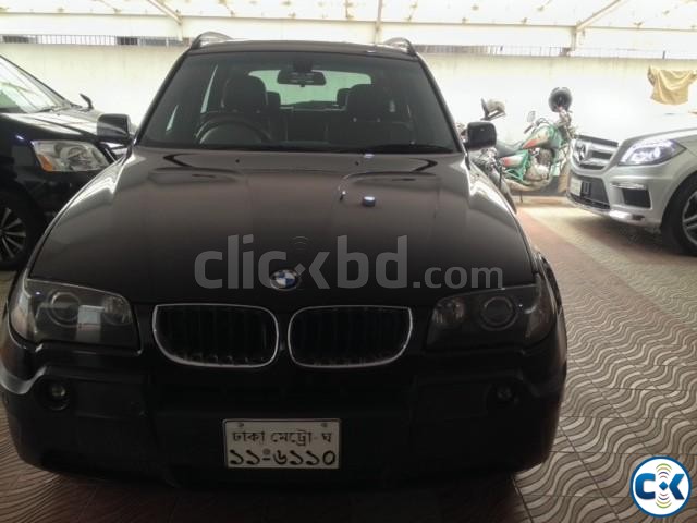 BMW X3 2.5i JEEP- Black Color large image 0