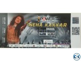 Neha Kakkar in DHAKA SHOW tickits