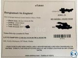 BD vs ENGLAND 2nd ODI ticket...09.10.16 01611341661 