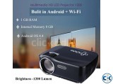 3D Android Wifi TV projector 1200 Lumen