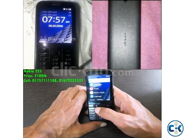 Nokia 225 Black Color. large image 0