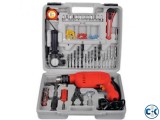 ELECTRIC HAND DRILL WITH TOOL KIT..