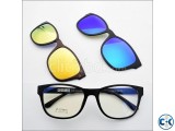 3in1 stylish sunglasses with quick-change magnet lenses