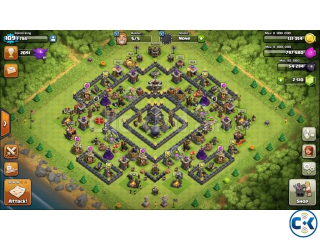 Clash of Clans TH Town Hall 9 Full Max for sale large image 0