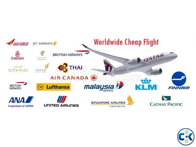 Cheap rate air ticket international domestic large image 0
