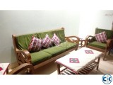 Urgent Sale SEGUN wooden Sofa set