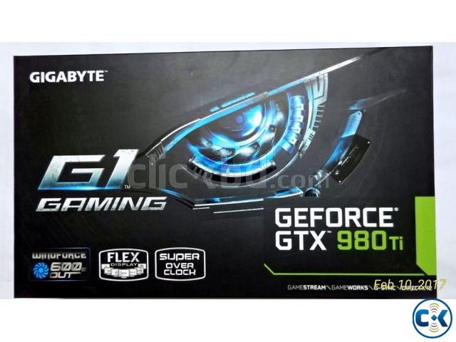 GIGABYTE GTX 980Ti G1 GAMING 6GB OC with 2 years warranty large image 0