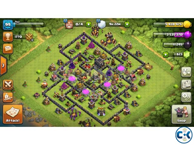 Clash of Clans COC max TownHall 9 large image 0