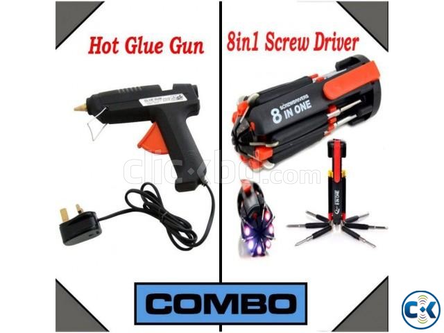 Combo of Hot Glue Gun 8 in 1 Screw Driver large image 0