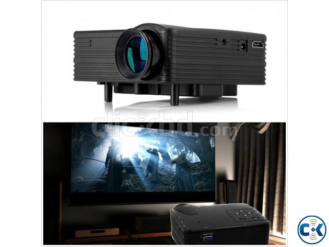 Portable home theater LED Mini Projector H100 large image 0