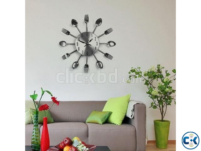 Unique Design Spoon Wall Clocks large image 0