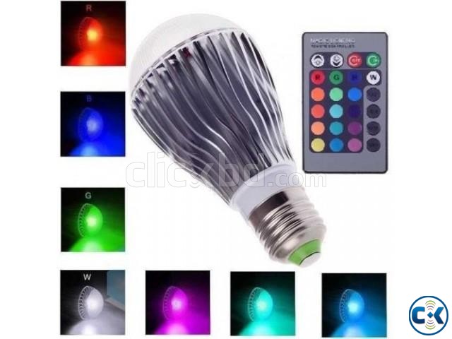 16 Color LED Bulb With Remote 3 Watt large image 0