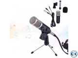 USB Condenser Sound Recording Wired Microphone with stand