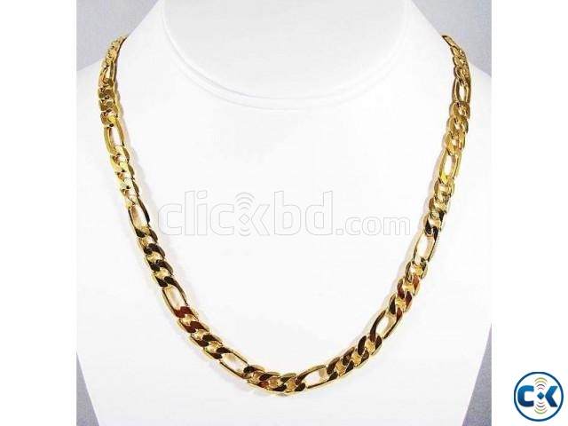Gold Plated Men s Chain Necklace large image 0