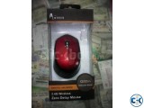 A.Tech Wireless Mouse - Red