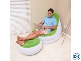 2 in 1 Air Chair and Footrest Sofa intact Box