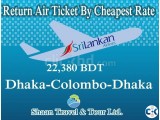 Return Air Ticket Dhaka-Colombo-Dhaka
