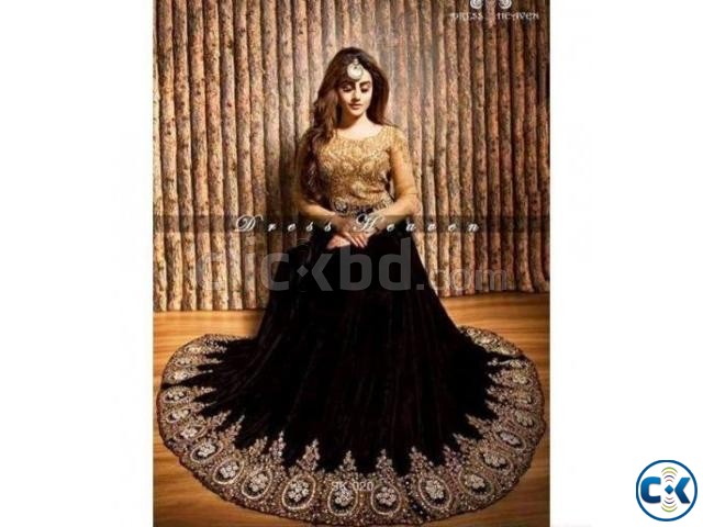 indian georgette with embroidery dress large image 0