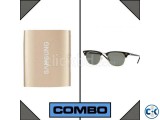 Combo of Mi 10000 mAh Power Bank Ray-Ban Sunglasses