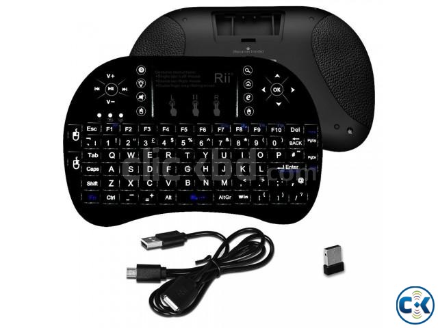 Rii i8 2.4GHz Mini Wireless Keyboard with Touchpad large image 0