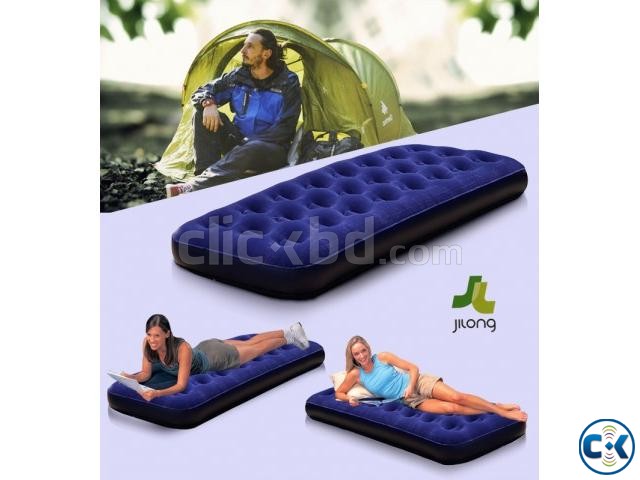 Portable Inflatable Single Bed with pumper large image 0