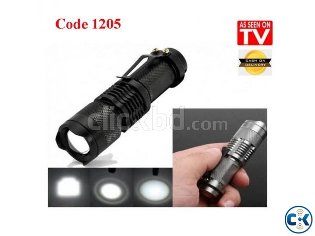 Hi-Quality Mini Rechargeable Torch | ClickBD large image 0