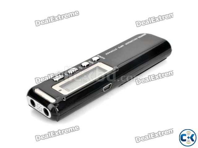 Digital Voice Recorder With Mp3 Player 8GB large image 0