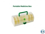 portable 5 layer medicine carry box
