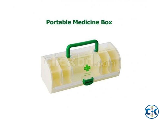portable 5 layer medicine carry box large image 0