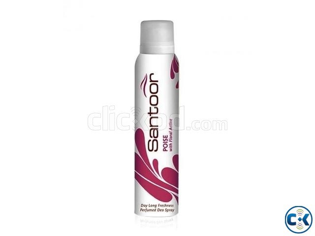 Santoor Poise Deodorant Body Spray - Weight 150ml large image 0