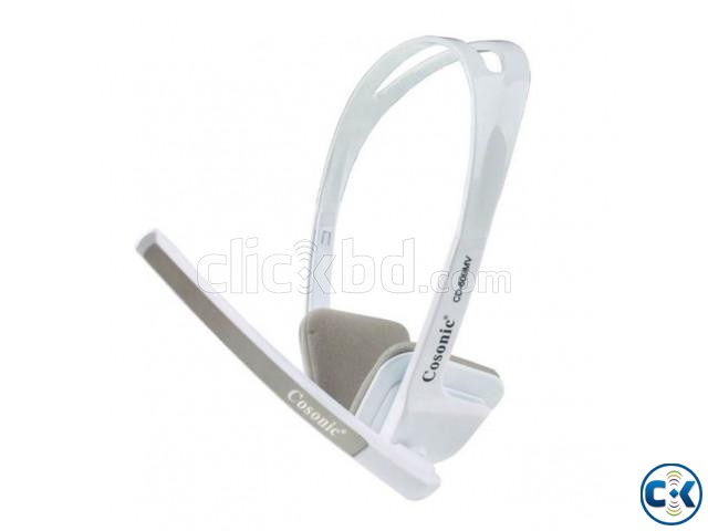 Cosonic CD-609 Stereo Headset White  large image 0
