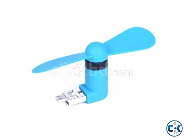 Mini Portable Micro USB OTG Fan large image 0